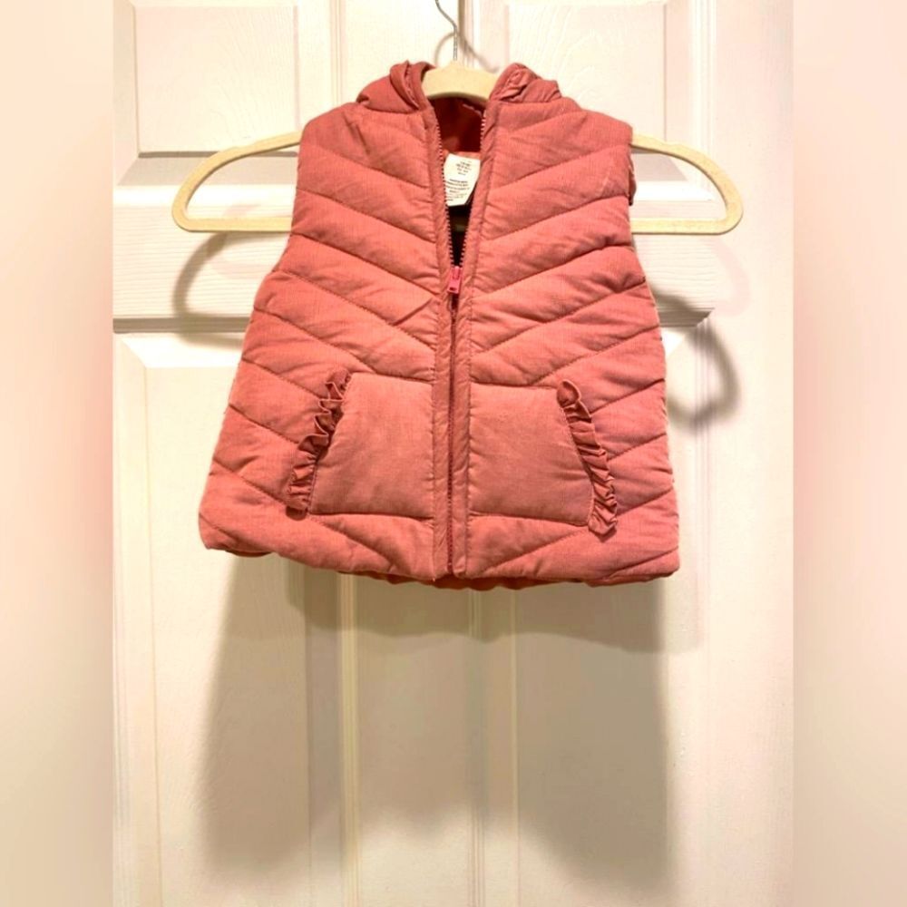 CLEARANCE Aspen Kids Girls Vest Size 4T , Peach